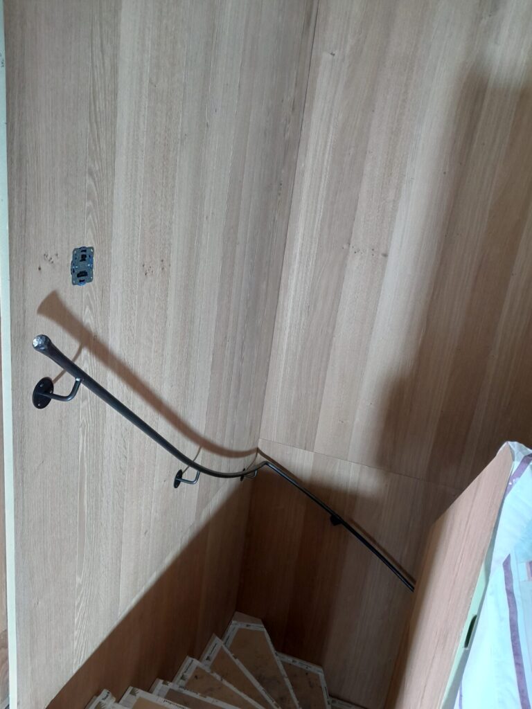 Trapleuningen gesmeed